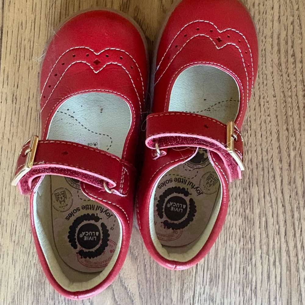 Livie & Luca Red Heart Dress Shoes